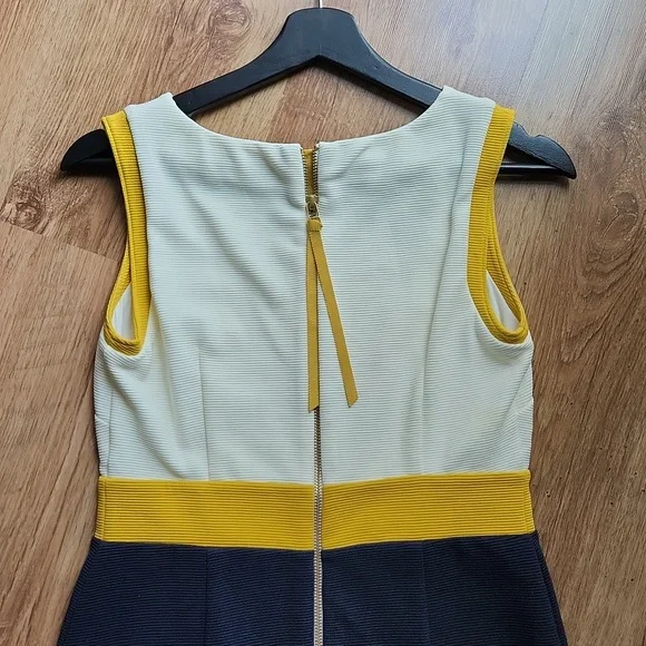 Boden Celia Ottoman sheath colorblock dress size 4P - Picture 7 of 13